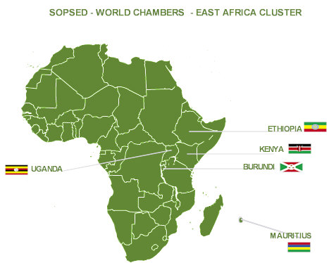 Development aid cluster visualization